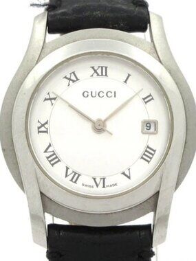 GUCCI 5500L 0****** Black Women's Wrist Watch